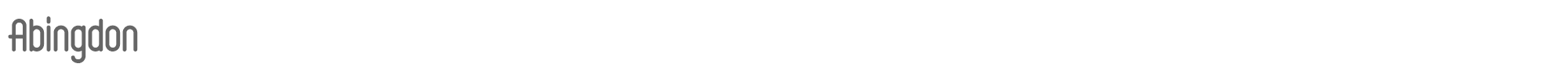 Abingdon Abingdon Regular.otf font preview